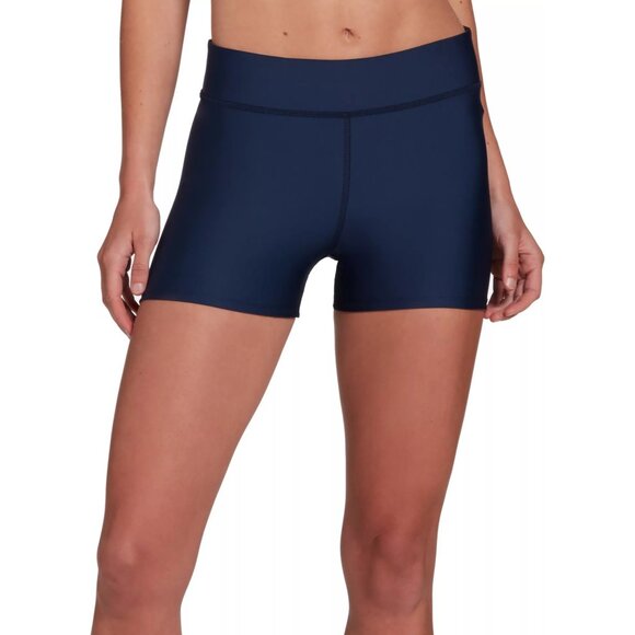 DSG Womens 3" Compression Shorts University Navy Blue 2X - Picture 1 of 7